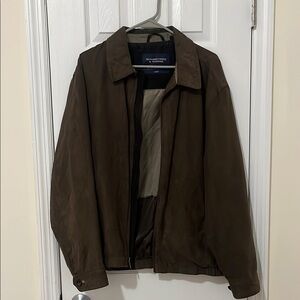 Round Tree and Yorke Brown Lightweight Shirt Jacket
